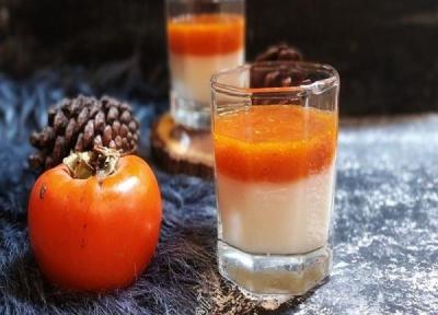 طرز تهیه فرنی خرمالو طرز تهیه فرنی خرمالو